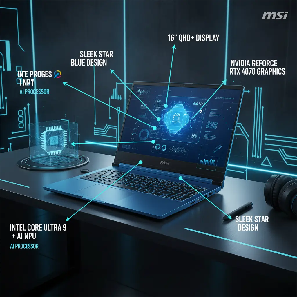 MSI Stealth 16 AI Studio A1VGG