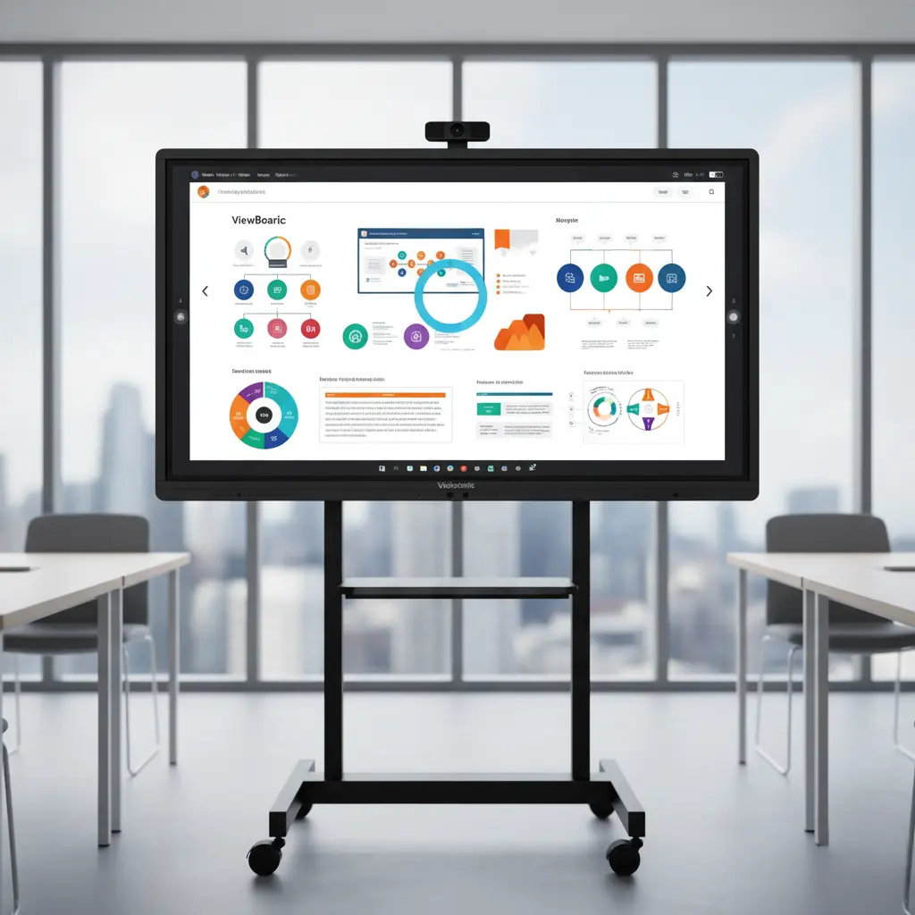 اكتشف المستقبل: ViewSonic ViewBoard 6550-5F – الشاشة التفاعلية 4K التي ستغير طريقة عملك وتعليمك!