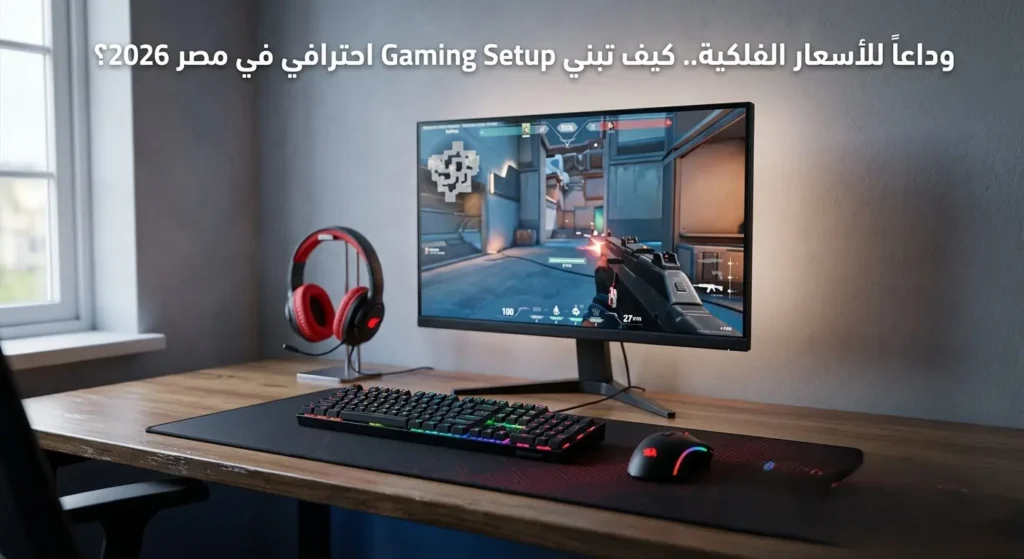 Gaming setup egypt احترافي بميزانية اقتصادية في 2026