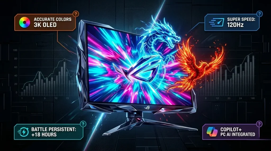 لا تشتري شاشة جيمنج قبل قراءة مراجعة Asus ROG PG27AQDM!